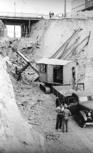 boundary street excavation 1940