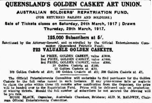 Brisbane Courier (Qld. : 1864 - 1933), Saturday 25 November 1916