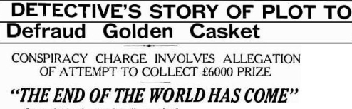 golden casket fraud Truth 20 september 1932