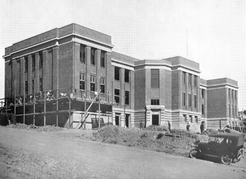 BSHS under construction 1924