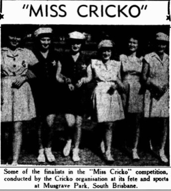 miss cricko musgrave park 1948