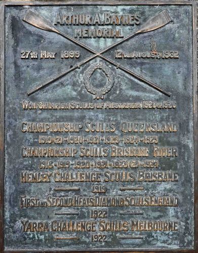 Arthur Baynes plaque, Davies Park (P. Granville)