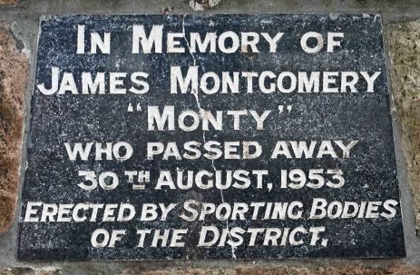 James Montgomery plaque. (P. Granville)