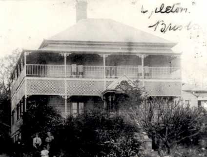 The Davies' home "Orleton" on Granville Street. (ancestrydotcom)
