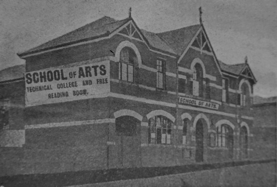 school arts west end letterhead image 1907 bw