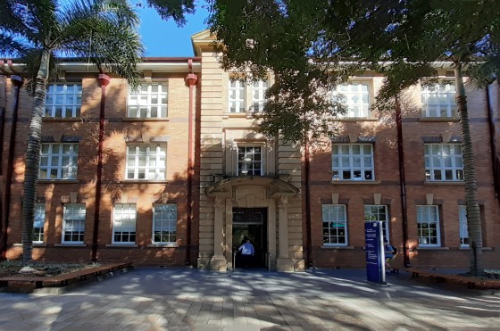 "A Block" of the Brisbane Central Technical College was one of 9 buildings constructed from 1911.