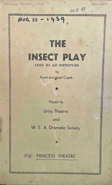 WEA Dramatic Society "The Insect Play" , Princess Theatre 1939. (State Library of Queensland)